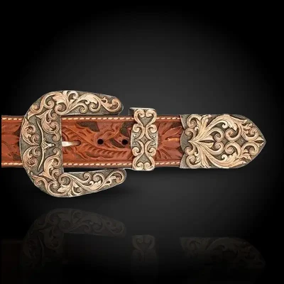 Longhorn Three Piece Belt Buckle (In Stock)